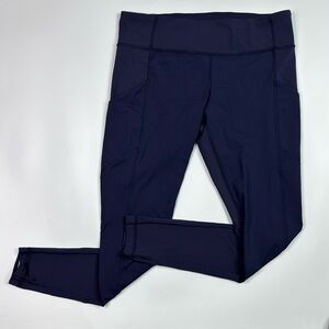 Lululemon Blue Full Length Leggings Size 12